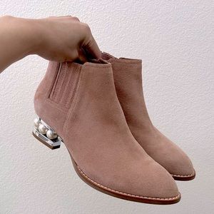 {Jeffrey Campbell} Orlando Suede Pearl Heel Boots